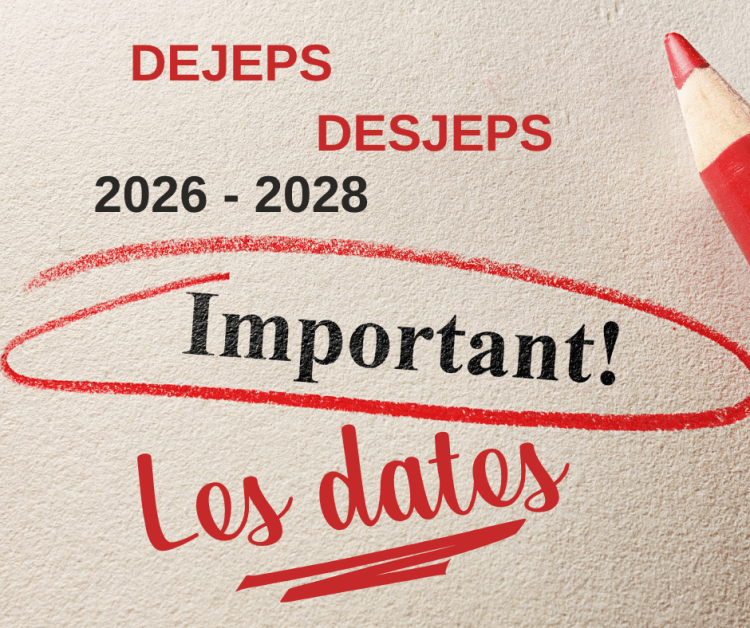 Nouvelles sessions DEJEPS et DESJEPS&nbsp;2026-2028