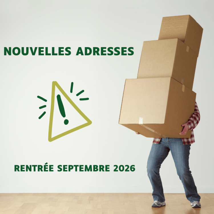 Nouvelle rentrée / Nouveau&nbsp;locaux